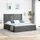 vidaXL Bett mit Stauraum und LED Dunkelgrau 160 x 200 cm