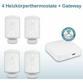 fontahome WLAN Smart Home Paket Heizen, 4 Stück, weiß