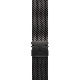 Apple Watch Ultra Milanaise Armband 49 mm Titan Schwarz S