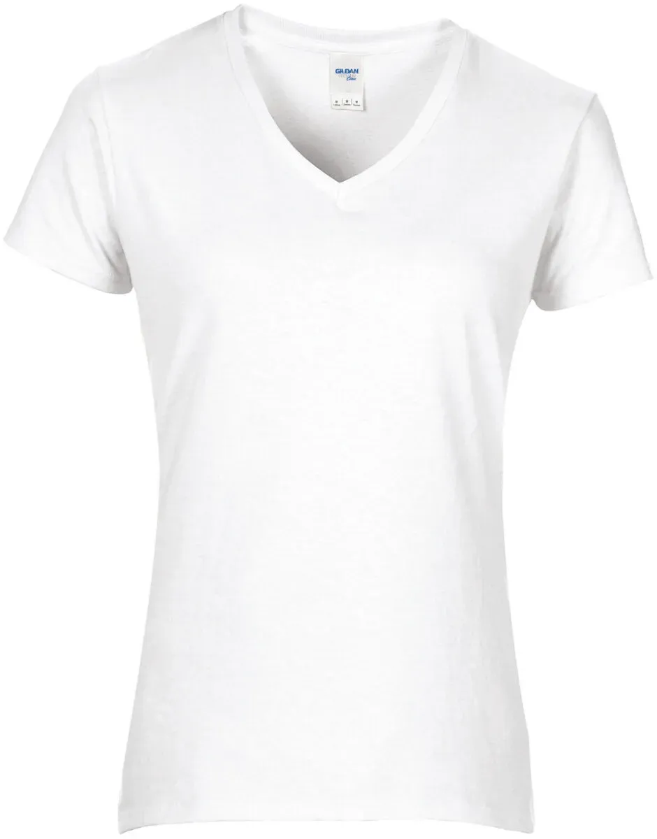 Gildan - Premium Cotton Damen T-Shirt mit V-Ausschnitt \4100VL\
