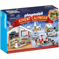 PLAYMOBIL Christmas 71088 Adventskalender für Kinder: Weihnachtsbacken mit Plätzchenformen, Inkl. Spielzeug-Bäckerei, Spielzeug für Kinder ab 4 Jahren