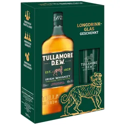 Tullamore DEW Triple Distilled - Irish Whiskey - Longdrink-Glas...