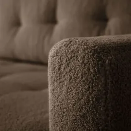 lookway Ecksofa ASTON mit Schlaffunktion Lambi 4 - Braun