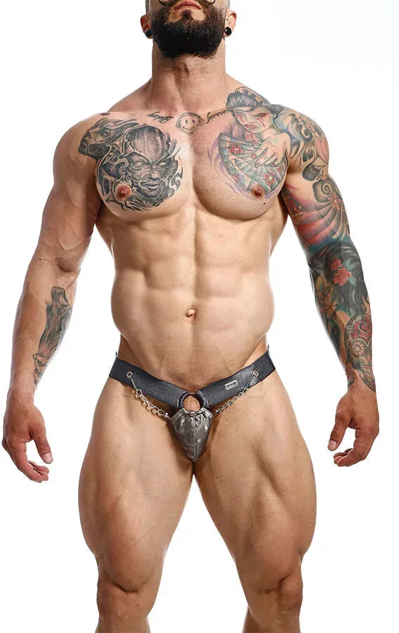 MOB - DNGEON SNAP JOCKSTRAP GRAU EINE GRÖSSE