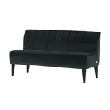 Sofa.de Speisesofa Hearty ¦ schwarz ¦ Maße (cm): B: 197 H: 92 T: 76.0