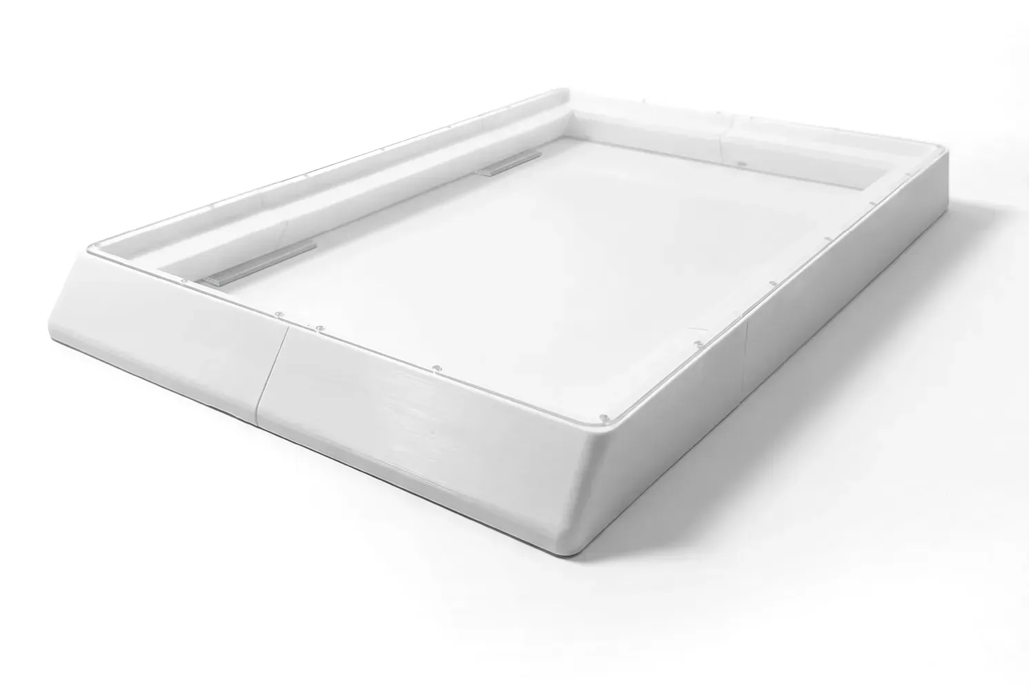 Flat Mount ASA mit Plexiglas weiß für STARLINK STANDARD