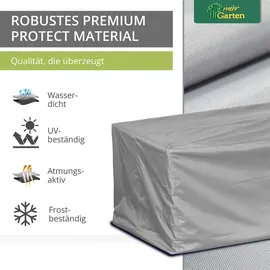 mehr Garten Protect Loungesofa-Schutzhülle 220 x 90 x 80 cm Grau
