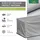 mehr Garten Protect Loungesofa-Schutzhülle 220 x 90 x 80 cm Grau