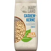 Maryland Cashewkerne ganze Nüsse, naturbelassen, 1kg
