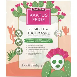 Plantana Gesichtstuchmaske Aloe Vera & Kaktusfeige