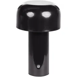 Tischlampe LED Metall schwarz kabellos BESOS