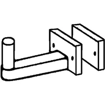 ninka Schwenkboden Mitnehmer Kunststoff Weißgrau