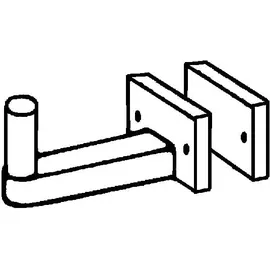 ninka Schwenkboden Mitnehmer Kunststoff Weißgrau