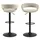 Actona 2er Set Actona Barhocker Grace Stoff Beige Sand