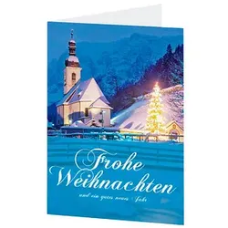 LUMA Weihnachtskarte Kirche DIN B6