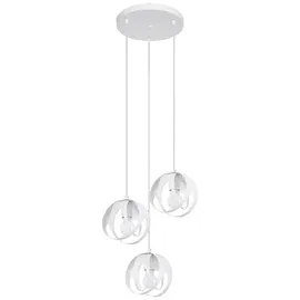 Sollux TULOS 3-flg. 30 cm weiß