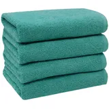 ZOLLNER Handtuchset 4-tlg. türkis