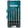 Makita Metallbohrer-Set SDS-Plus 5-tlg. 3,5/4,0/5,0/6,0 mm