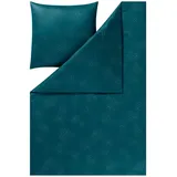 Estella Bettwäsche Pippa petrol 155x220 cm + 80x80 cm