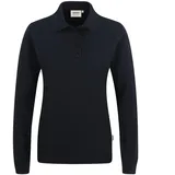 Hakro Damen Longsleeve-Poloshirt Mikralinar® schwarz M