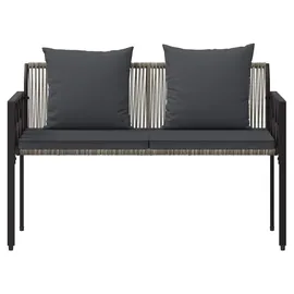 vidaXL Gartenbank 116 x 56 x 75 cm Grau