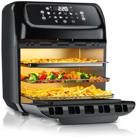 Arendo Heißluftfritteuse 12L schwarz