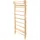 toboli Sprossenwand in Holzoptik 195 cm, Sproßenwand bis 150 kg, Turnwand für Kinder und Erwachsene, Kletterwand für Kinderzimmer und Fitnessraum