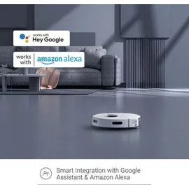 EZVIZ RE4 Plus Saug-/Wischroboter inkl. Absaugstation weiß