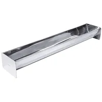 Contacto Terrinenform 50 cm 2000ml Edelstahl 18/10 Dachrinnenform, Gastro-Qualität,