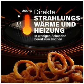 Princess 182270 Cyclonic Heißluftfritteuse schwarz