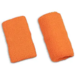 Schweißband aus Baumwolle - Handgelenkband - Fluo Orange orange 11 CM