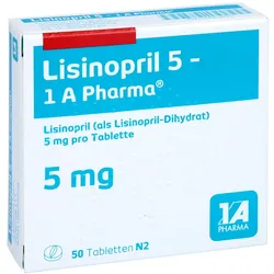 Lisinopril 5-1A Pharma Tabletten 50 St