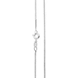 Ostsee-Schmuck Silberkette Panzer diamantiert 1,3 mm breit Silber 925