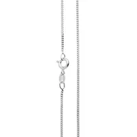 Ostsee-Schmuck Silberkette Panzer diamantiert 1,3 mm breit Silber 925