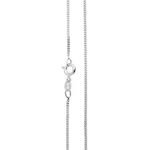 Ostsee-Schmuck Silberkette Panzer diamantiert 1,3 mm breit Silber 925