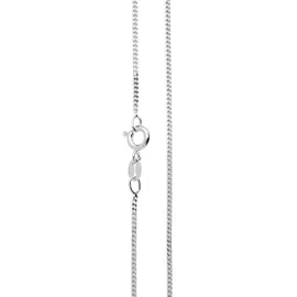 Ostsee-Schmuck Silberkette Panzer diamantiert 1,3 mm breit Silber 925