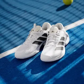 adidas Adizero Ubersonic 5 Herren Cloud White / Core Black / Silver Metallic 45