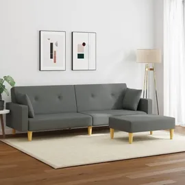 vidaXL Sofa Grau