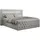 MKS Boxbett, GOLD-9 Led, 140/200 Hellgrau Velvet - H3
