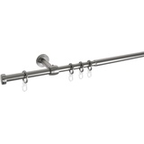 mydeco Gardinenstangen Cap-Noble 1-läufig Ø 16 mm 400 cm edelstahl