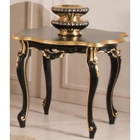 Casa Padrino Beistelltisch Luxus Barock Beistelltisch Schwarz / Gold 62 x 62 x H. 57 cm - Edler Tisch im Barockstil - Barock Möbel