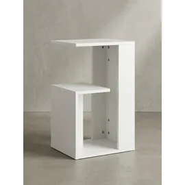KADIMA DESIGN Beistelltisch Brenta 35 x 61 x 30 cm Weiß
