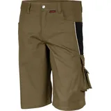 QUALITEX HIGH QUALITY WORKWEAR Qualitex Shorts "PRO" Khaki - kurze Arbeitshose MG 245 g - 58