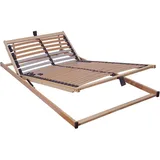 Boxxx Lattenrost, Holz, Buche, Schichtholz, 5-Zonen, 100x200 cm, Federleisten mit Duokappen, Mittelgurt, individuelle Liegehärteeinstellung, verstellbar, Schlafzimmer, Lattenroste, Lattenrost verstellbar