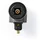 Nedis Toslink Adapter, Ultra Performance Audio, Verbinder 90° abgewinkelt, Aluminiumgehäuse