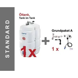 SCHÜTZ Öl-Lagerbehälter T101 Standard Tank im Tank 1500 Liter Kunststoff