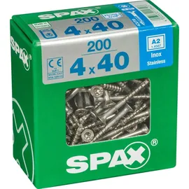 SPAX Edelstahlschraube Universalschraube Ø 4 mm x 40 mm 200 Stück