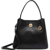 L.Credi Filberta Schultertasche 30 cm Umhängetaschen Schwarz Damen