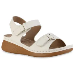 Damen Komfort Sandalen in Beige