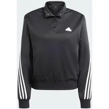 adidas Iconic Wrapping 3-Streifen Sweatjacke Herren Schwarz/Weiß L